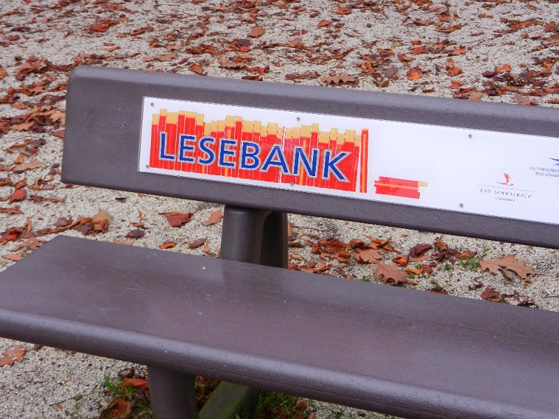 DSCN4021.JPG - ...entdecke ich die "Lesebank"...