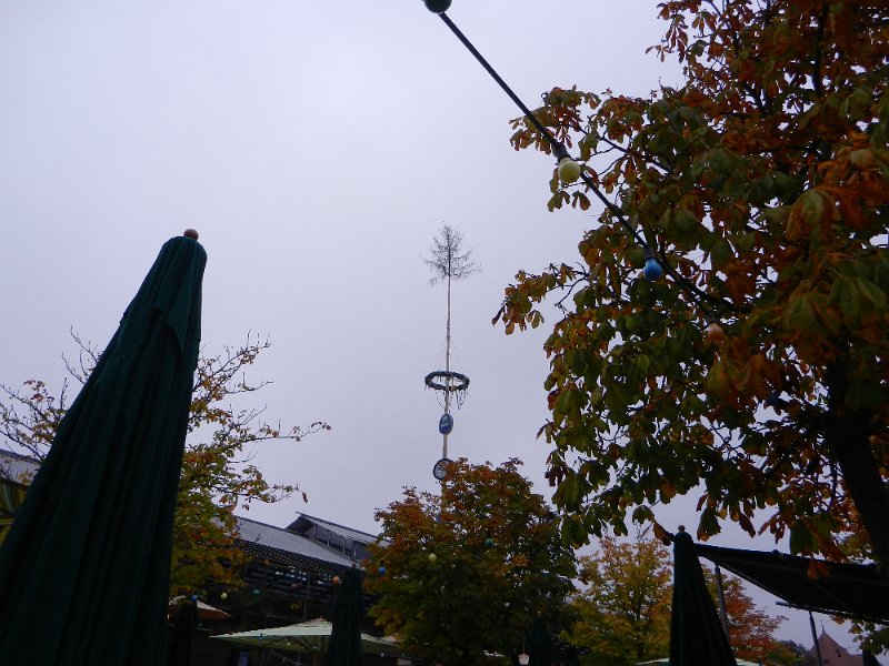 DSCN2385.JPG - Maibaum, Kastanien... riecht nach Biergarten... :-)