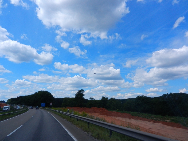 DSCN0602.JPG - Baustelle bei Kaiserslautern, da werden neue Brücken für die A6 gebaut.