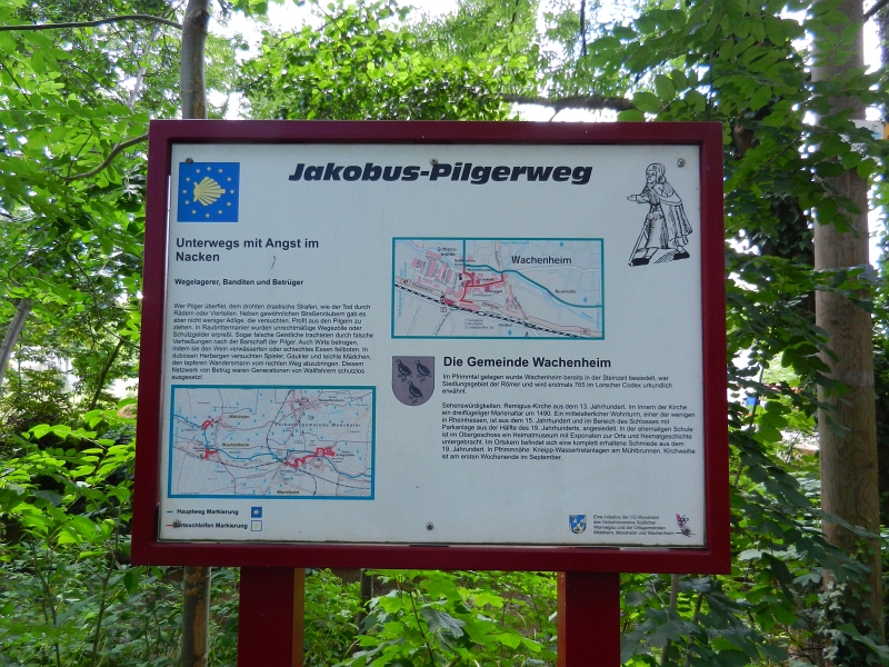 DSCN0318.JPG - Wir befinden uns auf dem Jakobsweg...