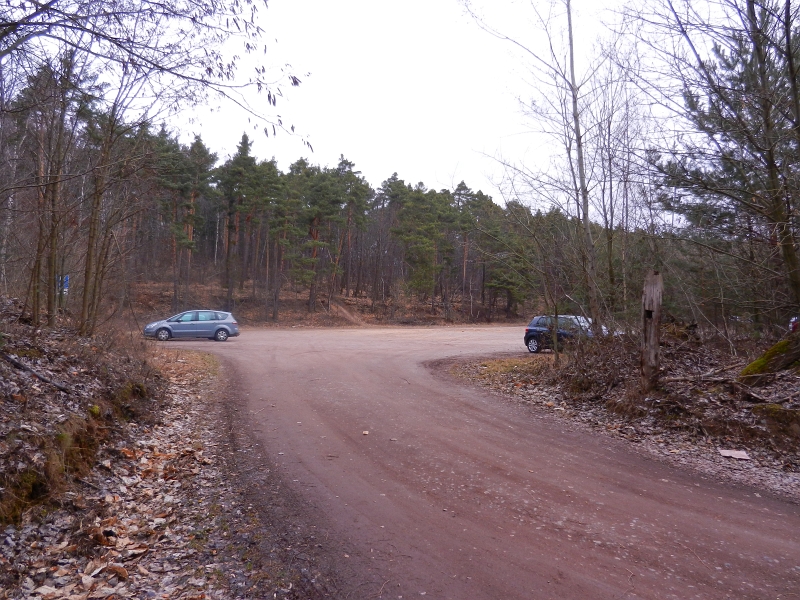 DSCN5506.JPG - In der nähe vom Friedensdenkmal ist ein groooooßer Parkplatz. Hmmm... Die Straße hier hoch ist geteert und für Busse ausgeschildert... Also passt Dixi auch... Hmmmm...