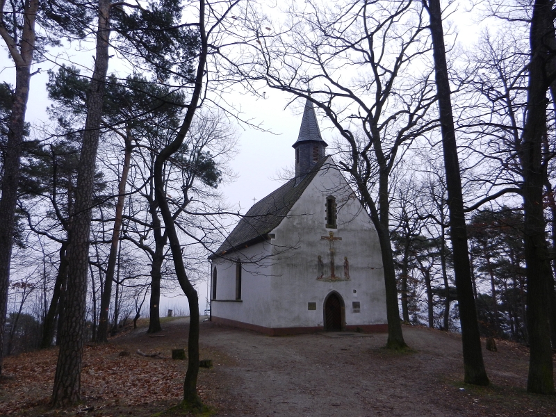 DSCN5025.JPG - Wir erklimmen den Kirchberg und wandern zur Michaelskapelle.