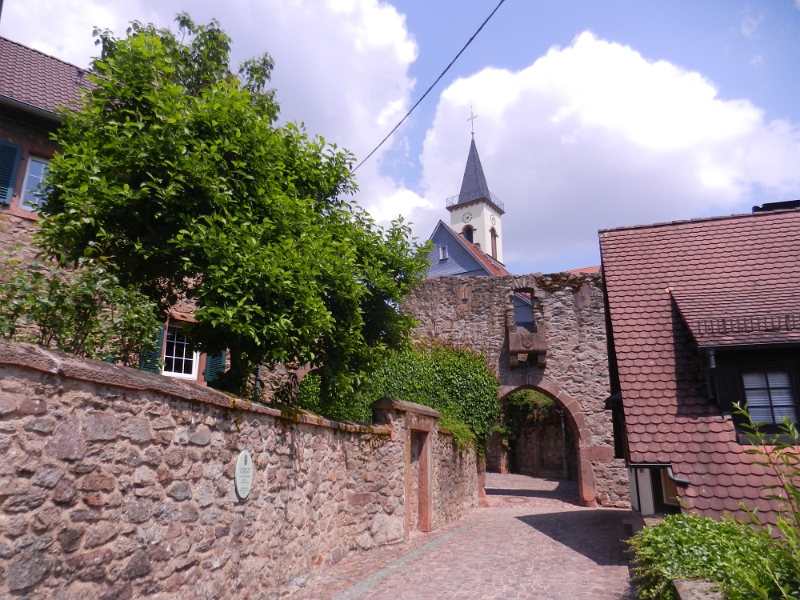 DSCN0818.JPG - Am nächsten Tag laufen wir alle gemeinsam in den Ort, wir wollen die Burg und die Altstadt anschauen.