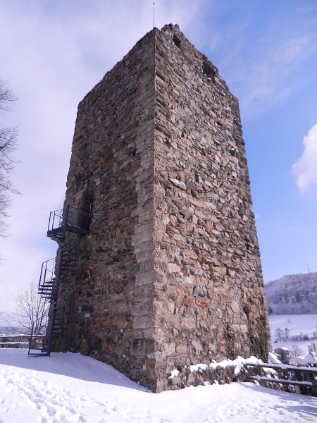 DSCN7276.JPG - Der Burgturm der Laufenburg.