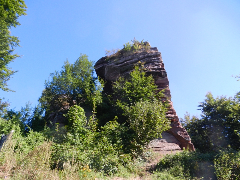 DSCN1322.JPG - Wir erreichen die Burgruine Löwenstein.