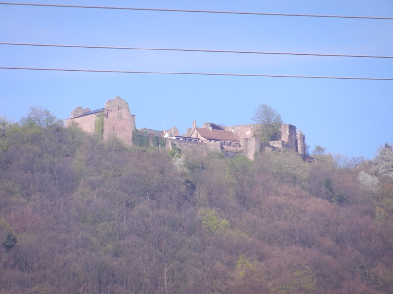 DSCN6136.JPG - Bereits aus der Ferne entdecken wir die Burg.