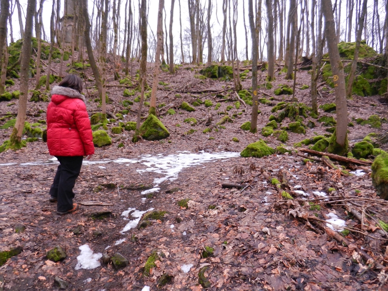 DSCN4804.JPG - Wow, hier liegt noch Schnee! Hab ich erwähnt, dass es Arschkalt ist!