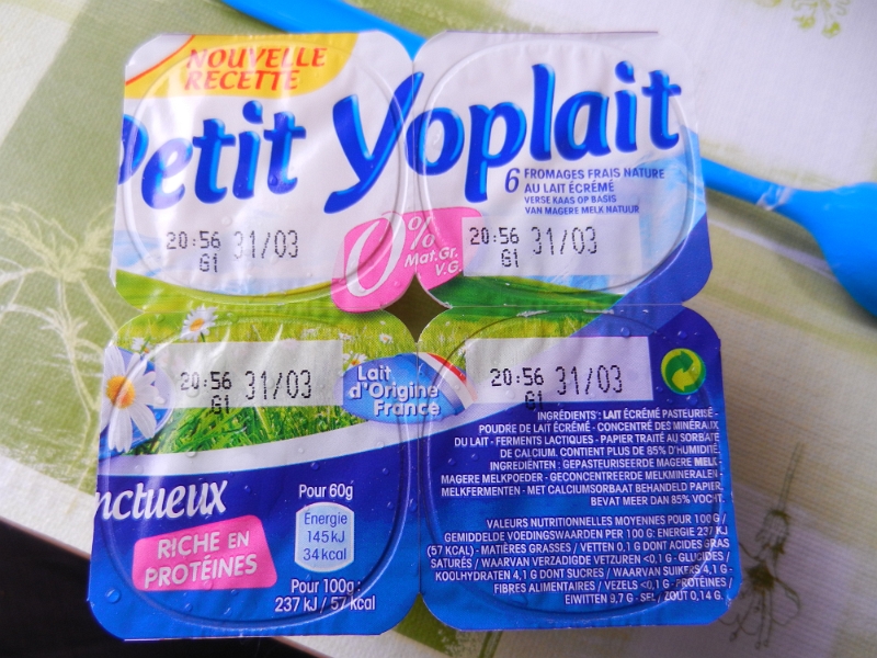 DSCN5858.JPG - In Luxemburg gibt es Frischkäse/Quark mit ohne Fett, also 0%! Komisch nur, das der echt gut schmeckt!?!?