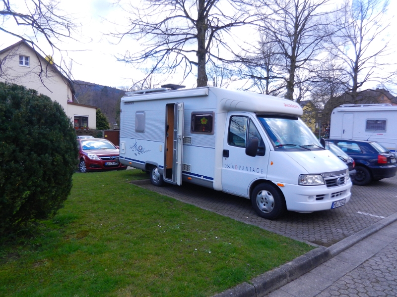 DSCN3895.JPG - Nun sind wir in Hasslach auf dem Stellplatz am ehem. Kloster angekommen. Wir wollen einen Blick in die Altstadt werfen.