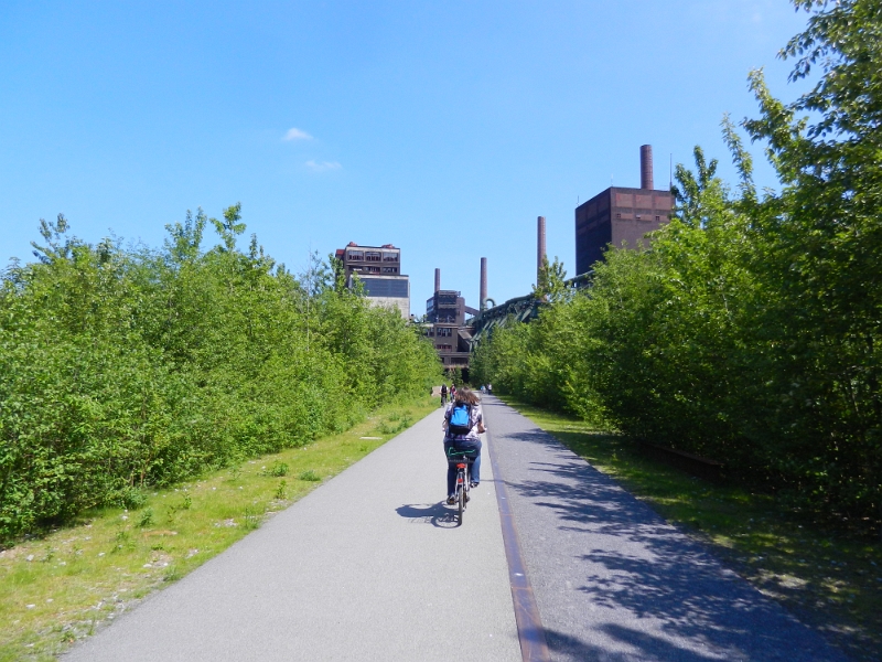 DSCN4551.JPG - Kaum vorzustellen welch schöne Natur sich hier mittlerweile wieder breit gemacht hat. Generell ist es SEHR GRÜN im Ruhrpott! Unzählig viele und schöne Radwege gibt es auch. Hätten wir nicht gedacht, dass es soo schön hier ist!!!