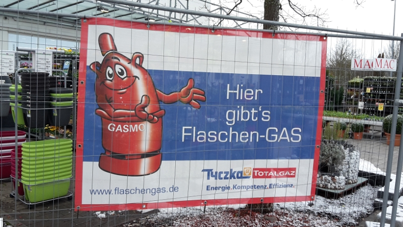 20160303_083938.jpg - Biene ist nun bis um 16:30Uhr im Seminar und ich besorge in einem Hagebaumarkt eine neue Gasflasche. Heute nacht ist eine leer geworden!