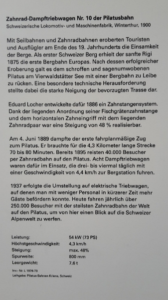 20160303_111032.jpg - Auf den Pilatus sind wir auch schon mit der Zahnradbahn hoch gefahren. Allerdings nicht mit dieser "ollen" :-)