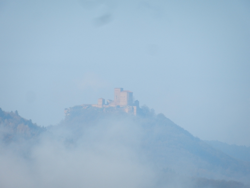 DSCN7528.JPG - Von hier aus erkennen wir auch die Burg Trifel bei Annweiler.