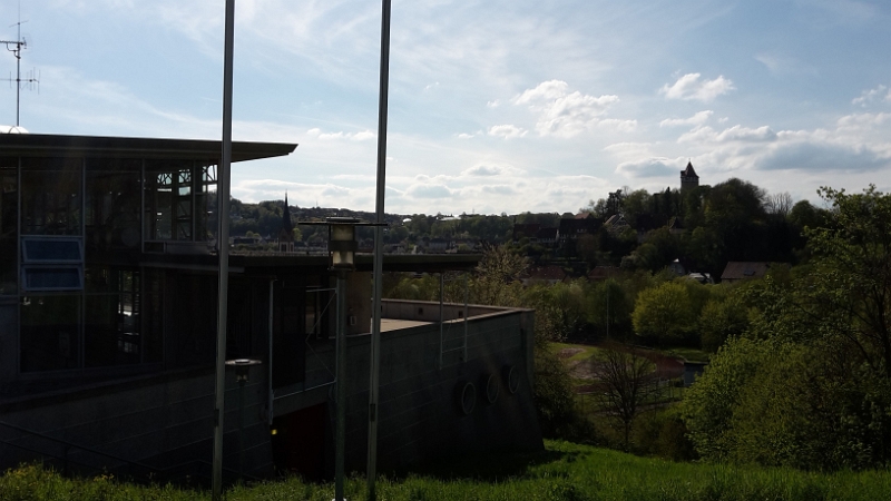 20160429_170418.jpg - Vom Stellplatz in Möckmühl schauen wir kurz über die Stadt.