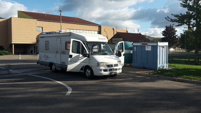 20161003_094230.jpg - Heute müssen wir uns leider auf den Heimweg machen! Wir nutzen die V/E-Anlage und machen uns auf den Weg...