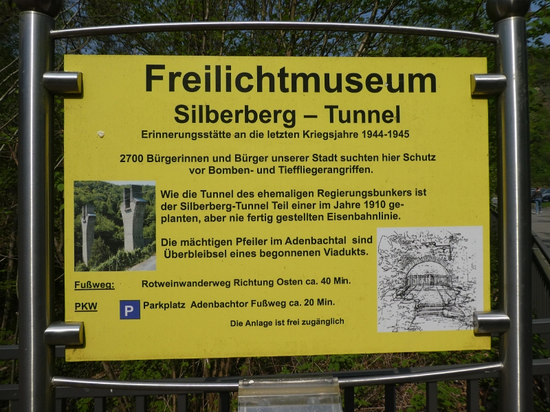 P1090659.JPG - Wir lassen den Silberbergtunnel links liegen weil wir ansonsten zu lange auf den nächsten Zug warten müssen.