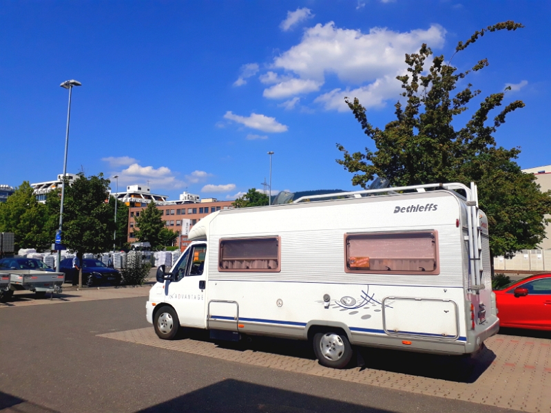 20180620_164240.jpg - Hä?!? Fahren die jetzt schon unter der Woche weg?Klar, warum nicht? Es ist Mittwoch und wir fahren nach Kreidach im Odenwald wo wir den Geburtstag von meinem "Vati" feiern.