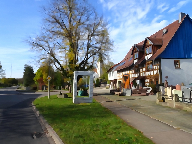 DSC03338.JPG - ...kommen durch eine "malerische" Landschaft...