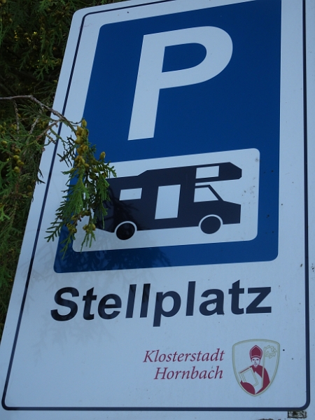 DSC06720.JPG - Der Stellplatz ist sehr gut ausgeschilder!