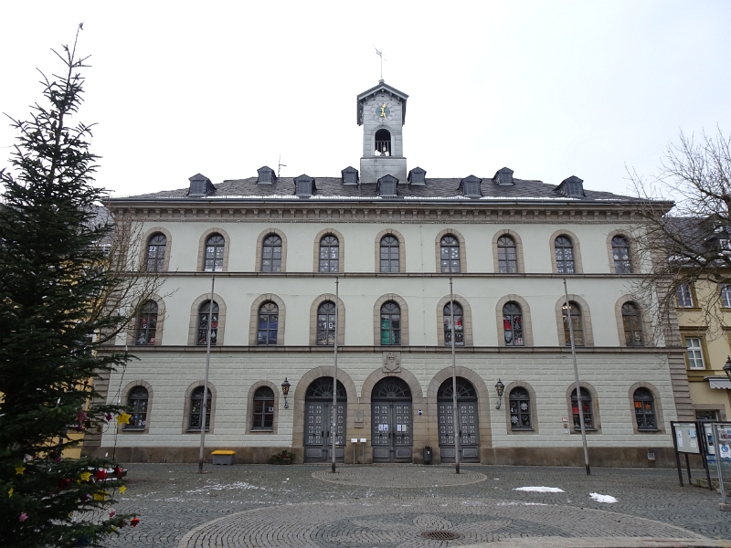 DSC01871.JPG - Das Rathaus von Wunsiedel.