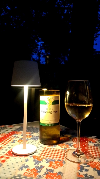 20240830_203514.jpg - ...und pitschen ein paar Gläschen Wein.