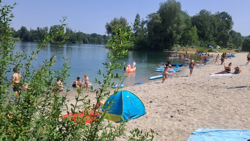 20250614_121402.jpg - Keine Ahnung, wie oft wir über den Tag ins Wasser sind. Bei derzeit 34°C ist das auch echt nötig! *SCHWITZ*