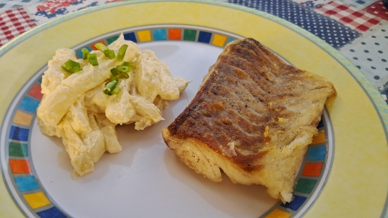 20250620_183604.jpg - Heute steht frischer Lengfisch und Rahm-Mai-Rübchen auf dem "Plan". ;-)