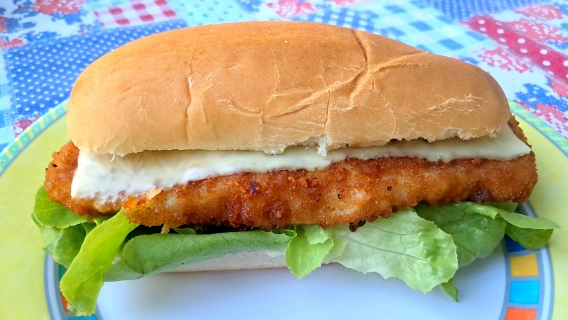20260703_194236.jpg - Abends haben wir uns Backfischburger gebraten! *LECKER*