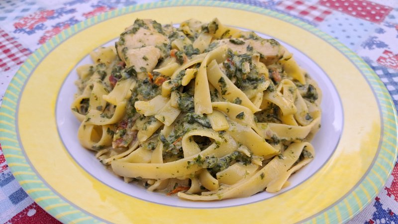 20260905_182600.jpg - Am Abend haben wir uns leckere Tagliatelle gemacht.